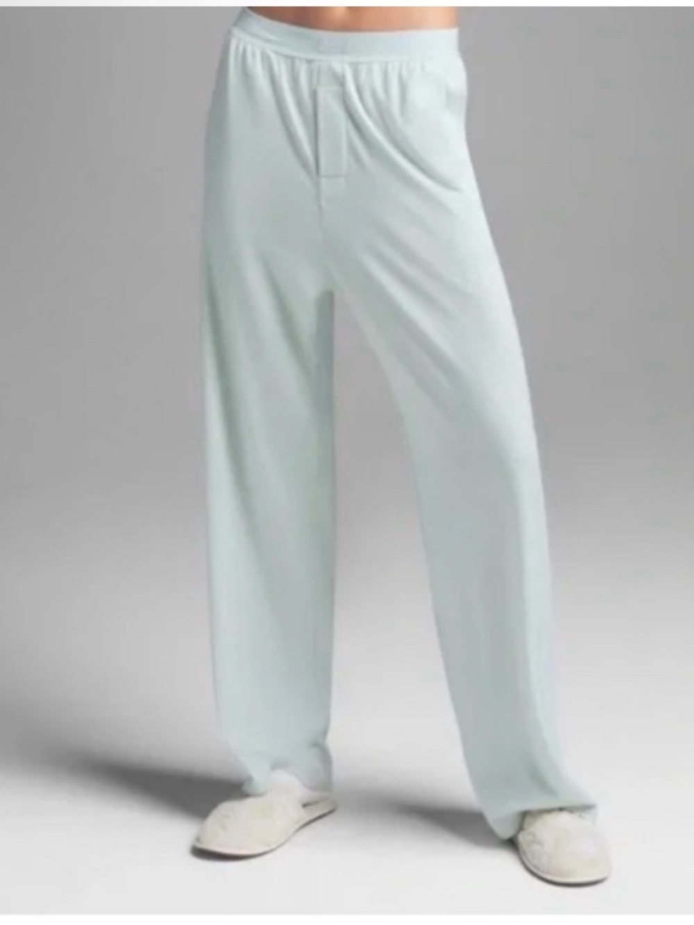 Skims Boyfriend Loose Pant Frost Mint Size Large